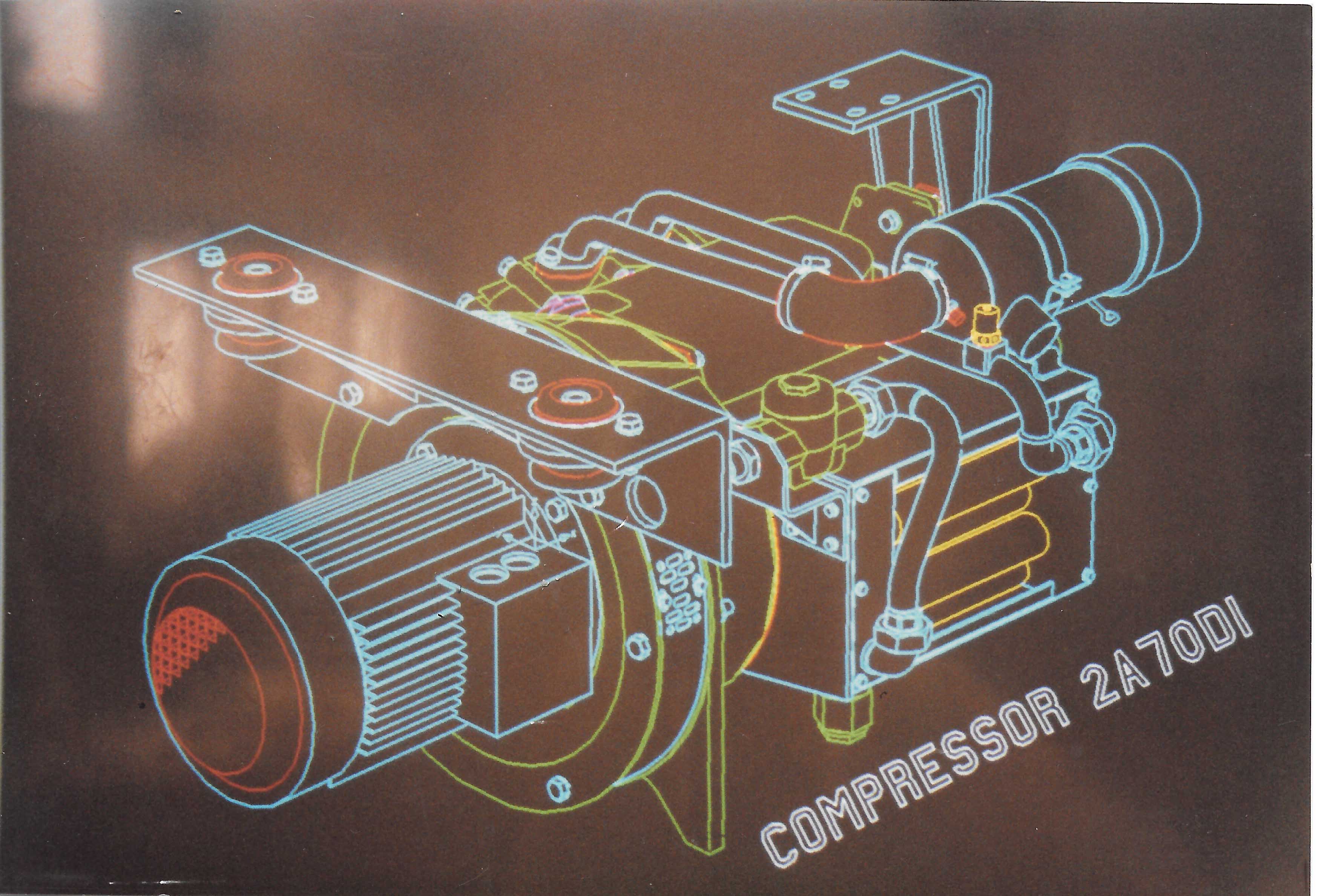 Compressor Line Drawing